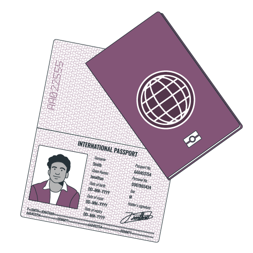 Illustration d'un passeport