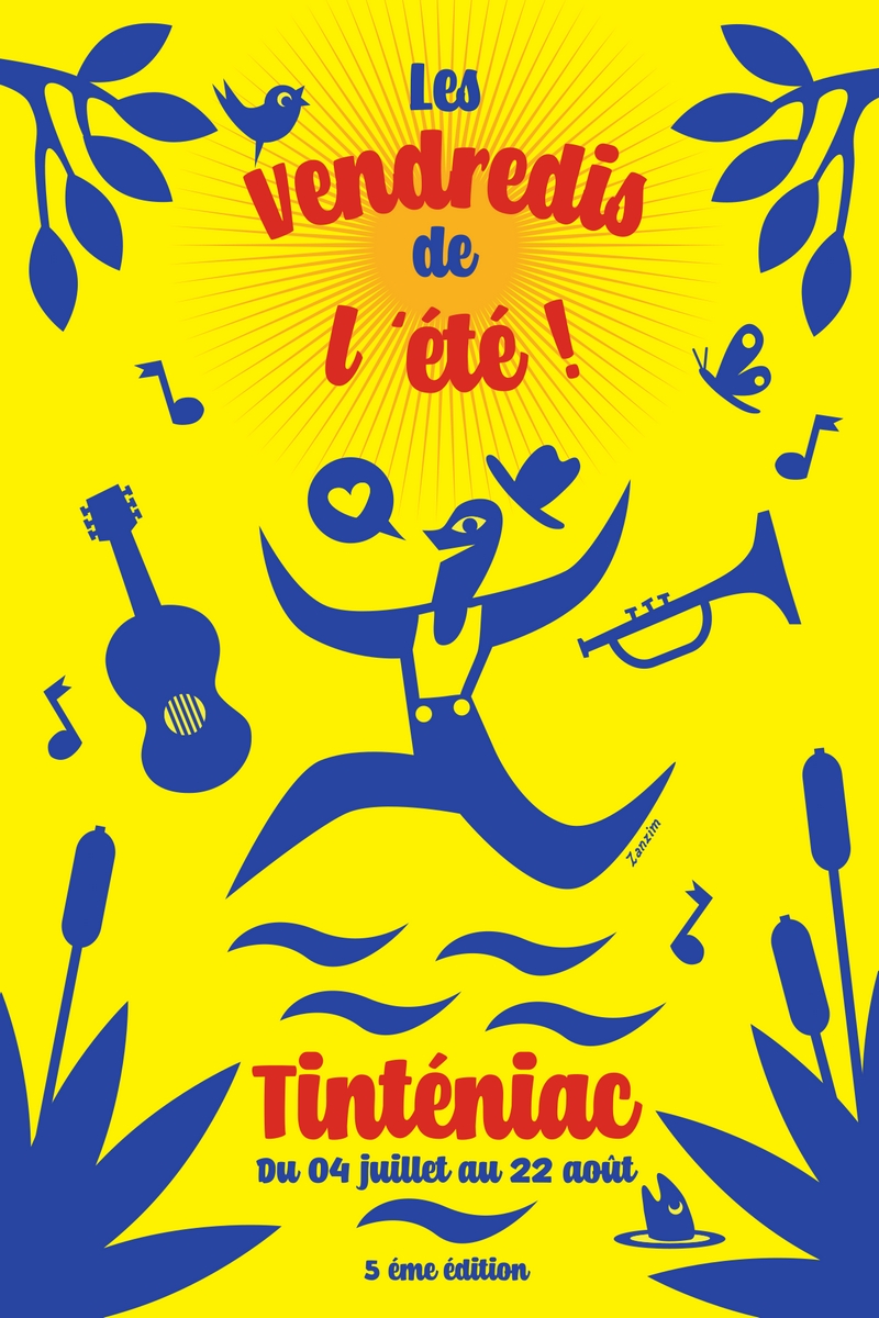 Affiche des Vendredis de l'été