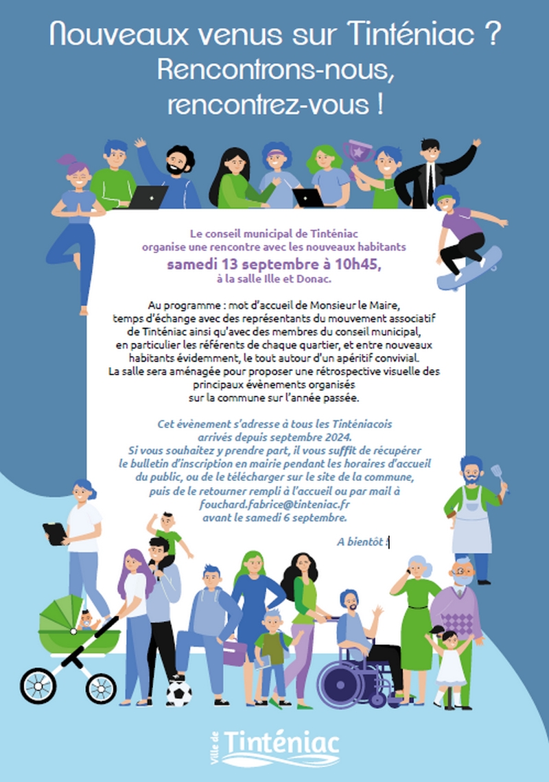 Affiche nouveaux habitants