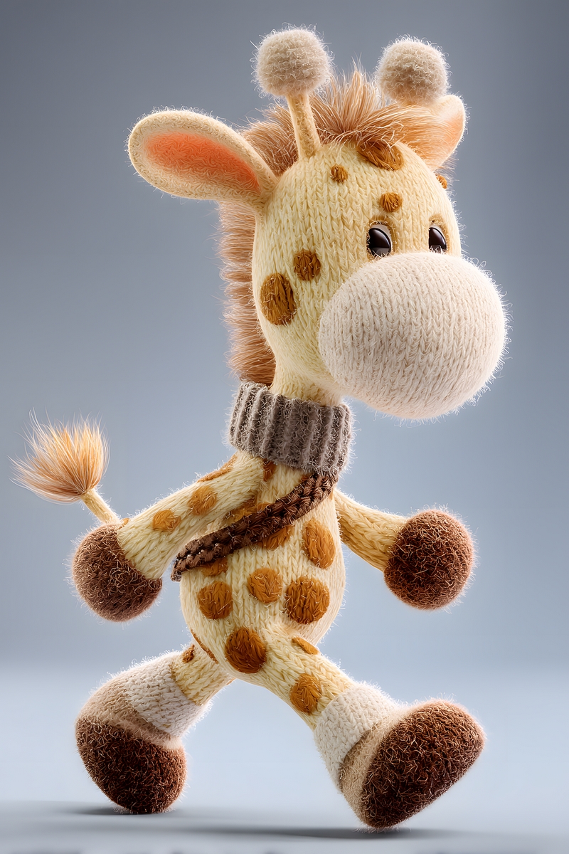 Girafe en peluche