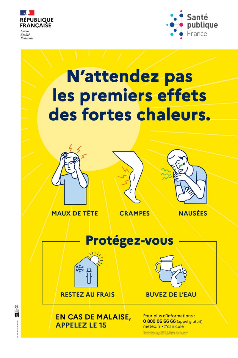 Consignes en cas de grosse chaleur