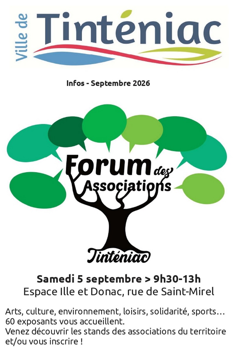 Une de la feuille d'informations mensuelle