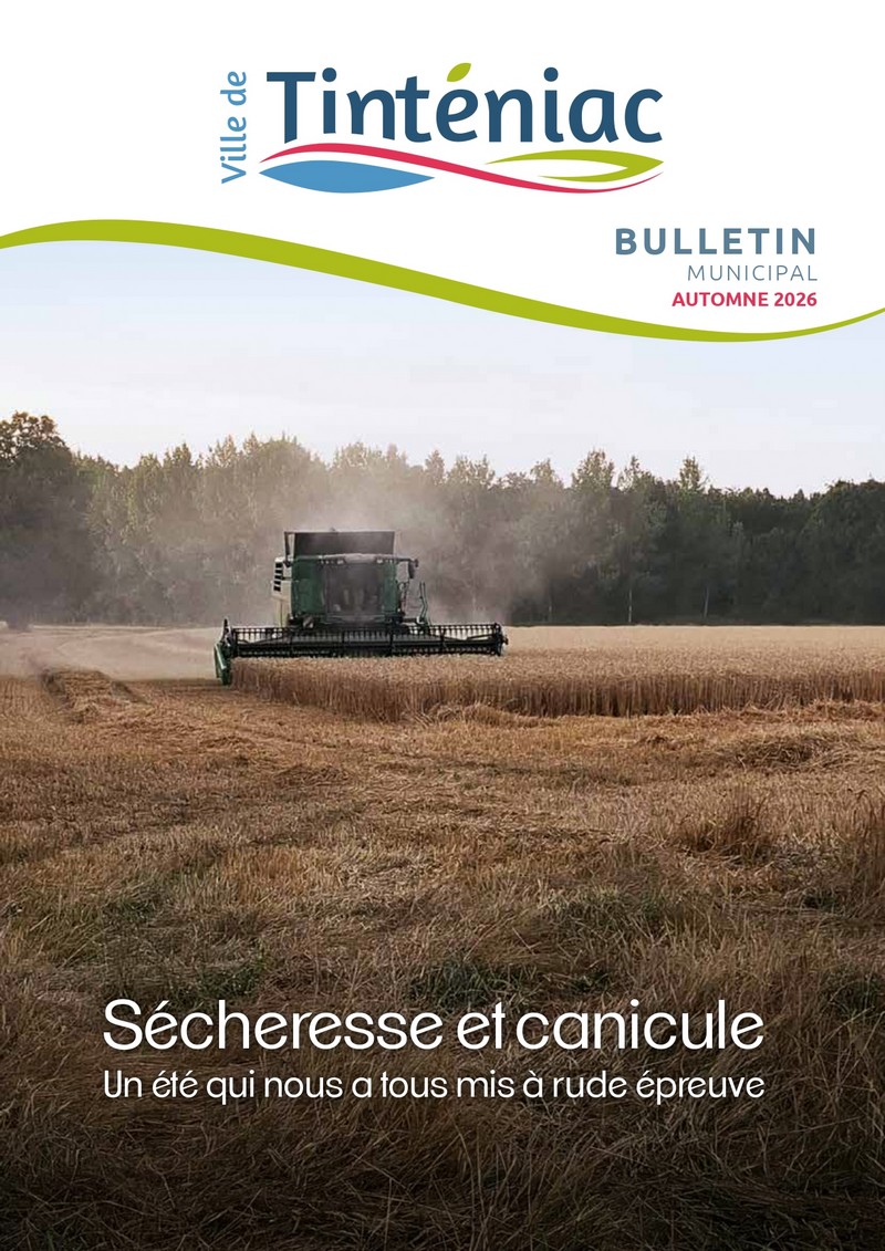 Une du bulletin municipal d'automne 2026